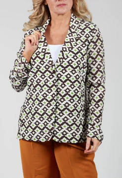 Blazer in Bianco/Nero
