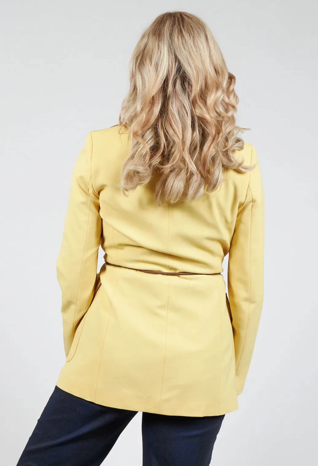 Blazer in Cream Yellow
