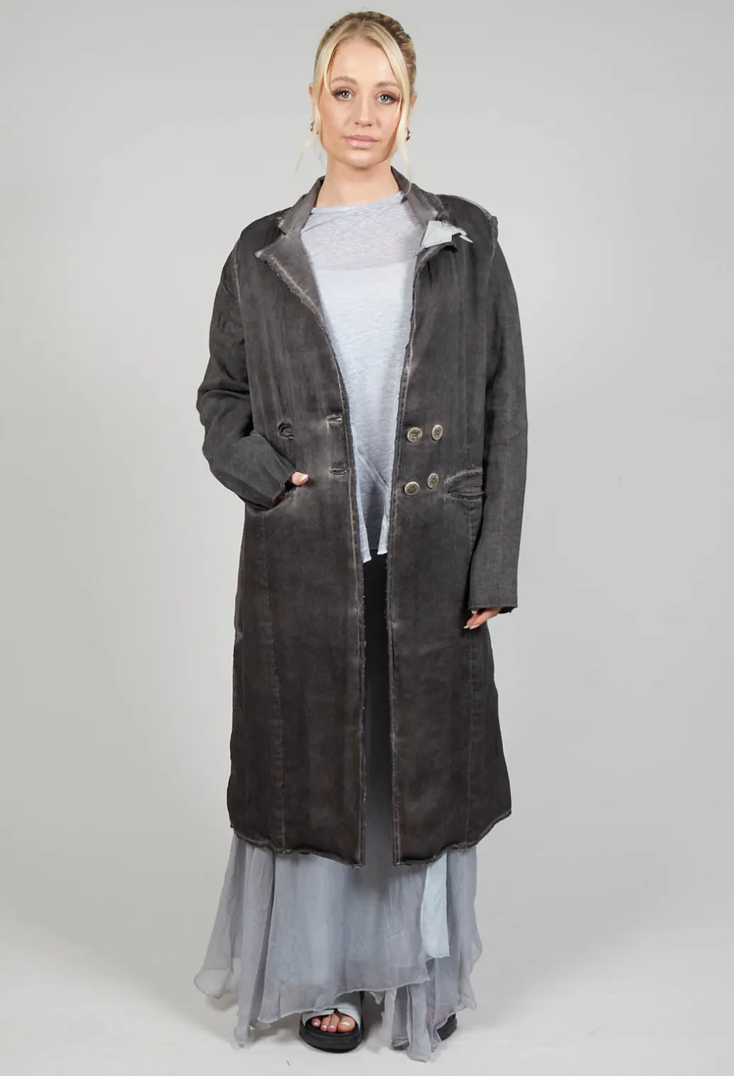Bleached Coat in Original Brown