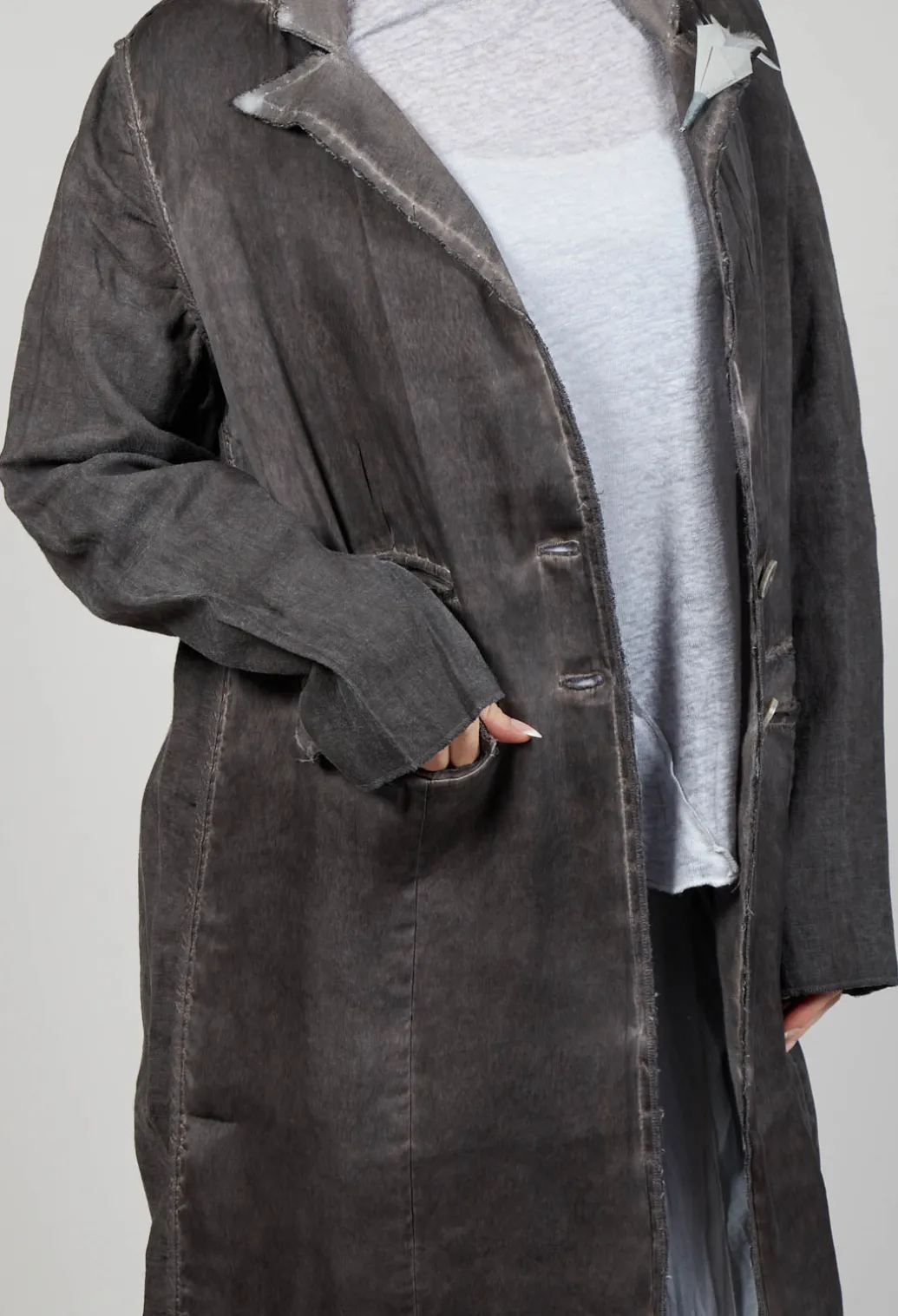 Bleached Coat in Original Brown