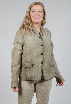 Bleached Jacket in Linen