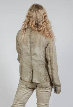 Bleached Jacket in Linen