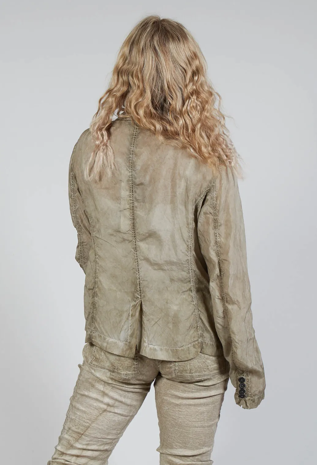Bleached Jacket in Linen