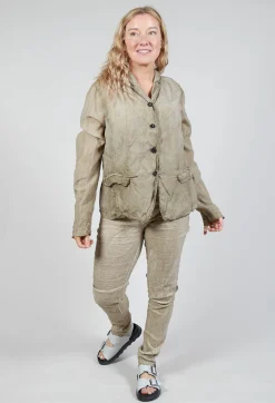 Bleached Jacket in Linen