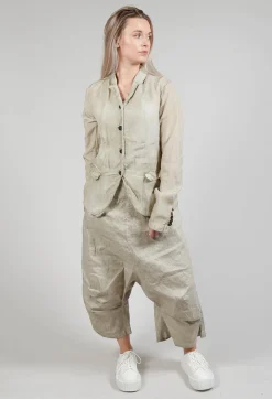 Bleached Jacket in Straw Cloud