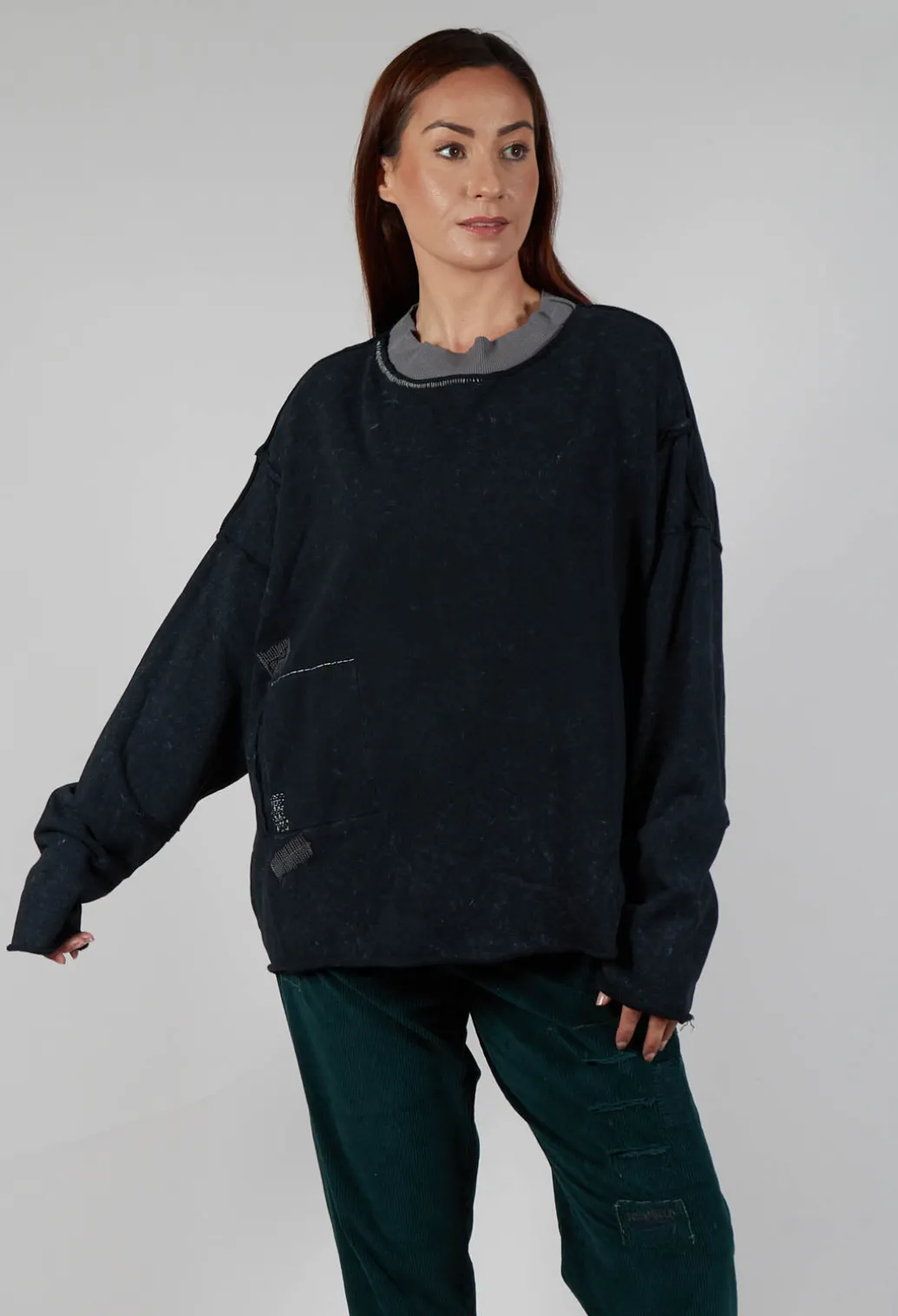 Bleached Pullover in Original Grey