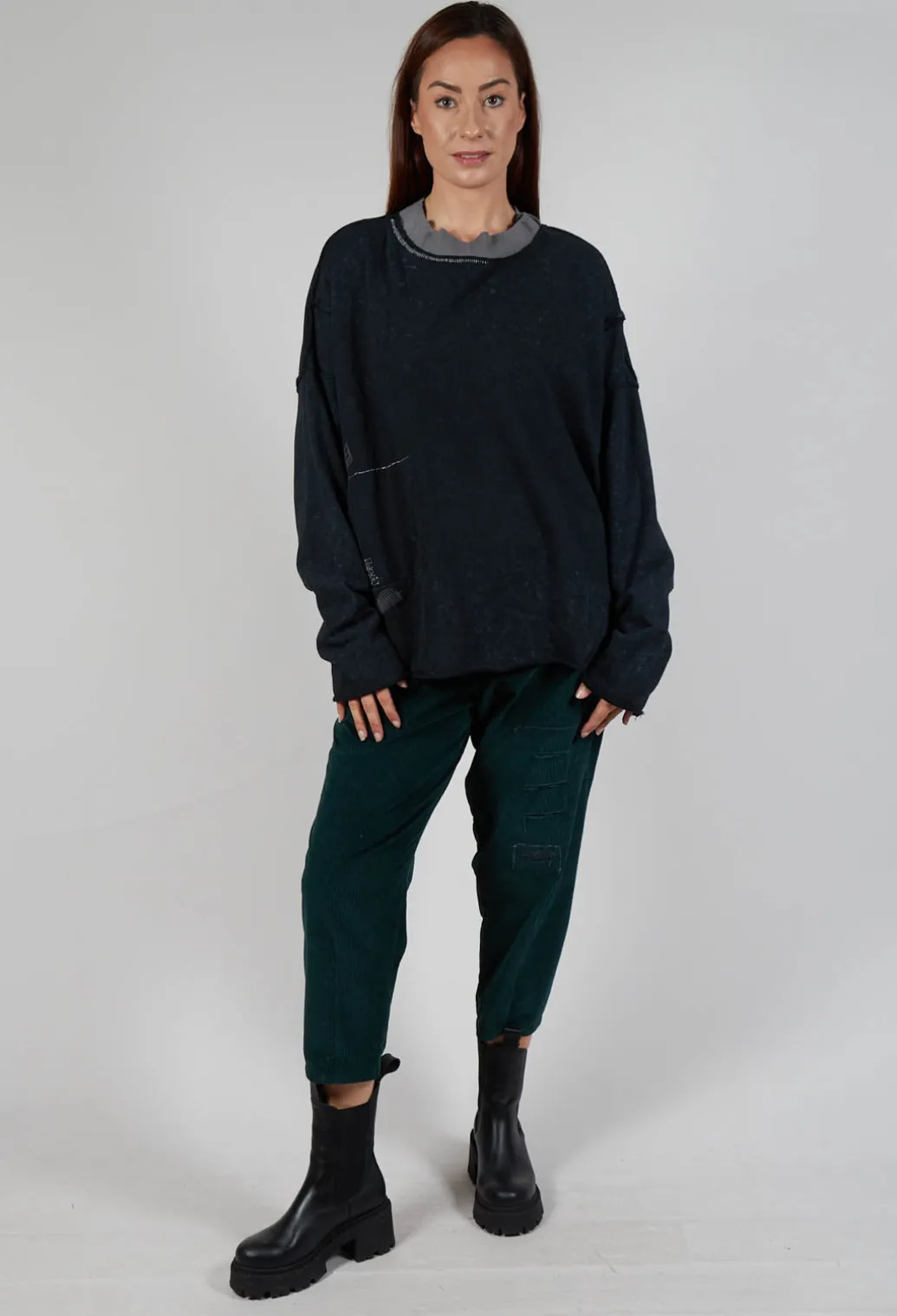 Bleached Pullover in Original Grey