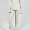 Bleached Stitch Leggings in Eraser