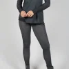 Bleached Stitch Leggings in Coal Cloud