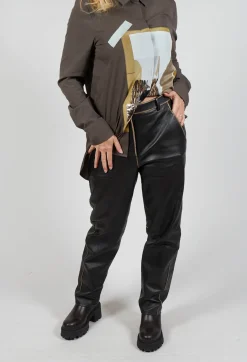 Bless Leather Pants in Black