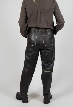Bless Leather Pants in Black