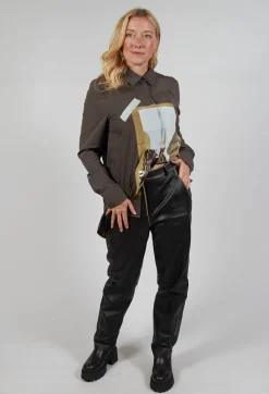 Bless Leather Pants in Black