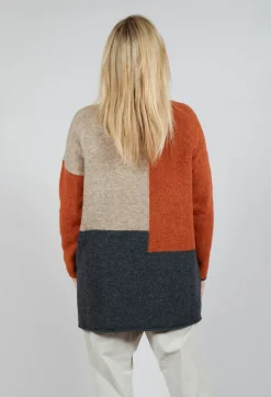 Block Colour Jumper in Zucca Corda