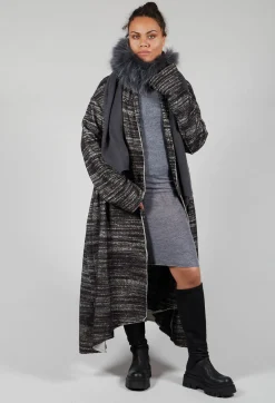 Bloom Coat in Black and White