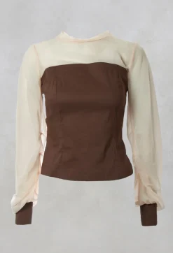 Blouse in Cioccolato