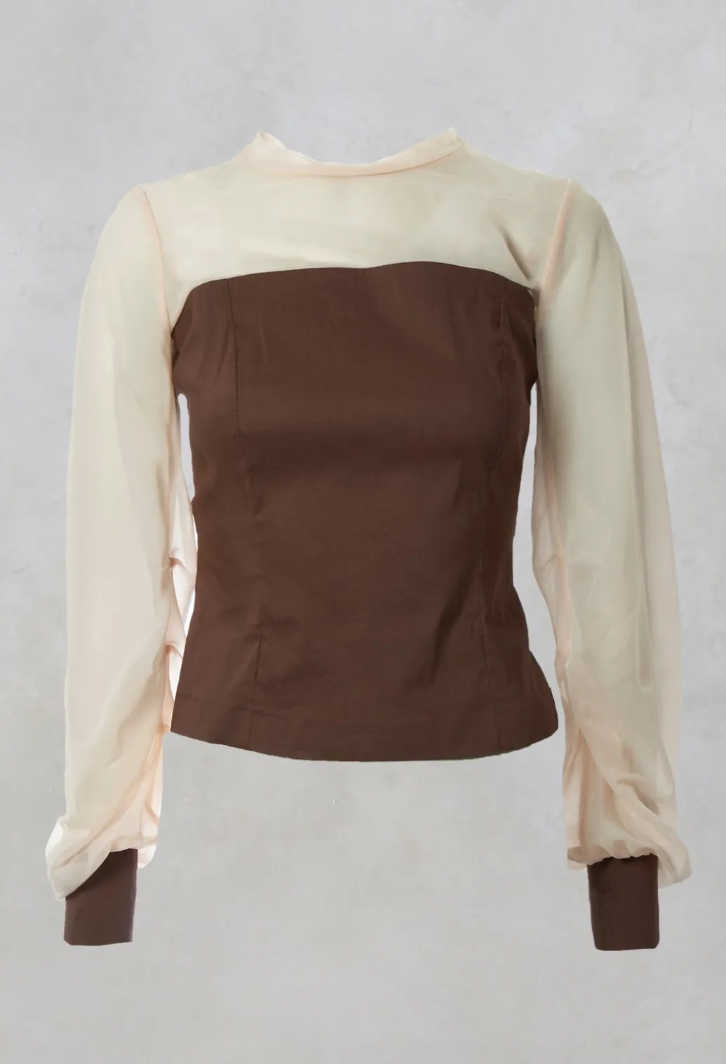 Blouse in Cioccolato