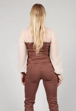 Blouse in Cioccolato