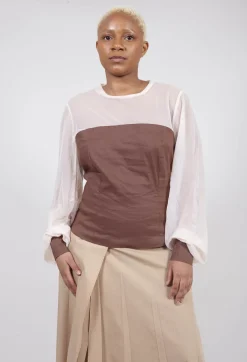 Blouse in Cioccolato