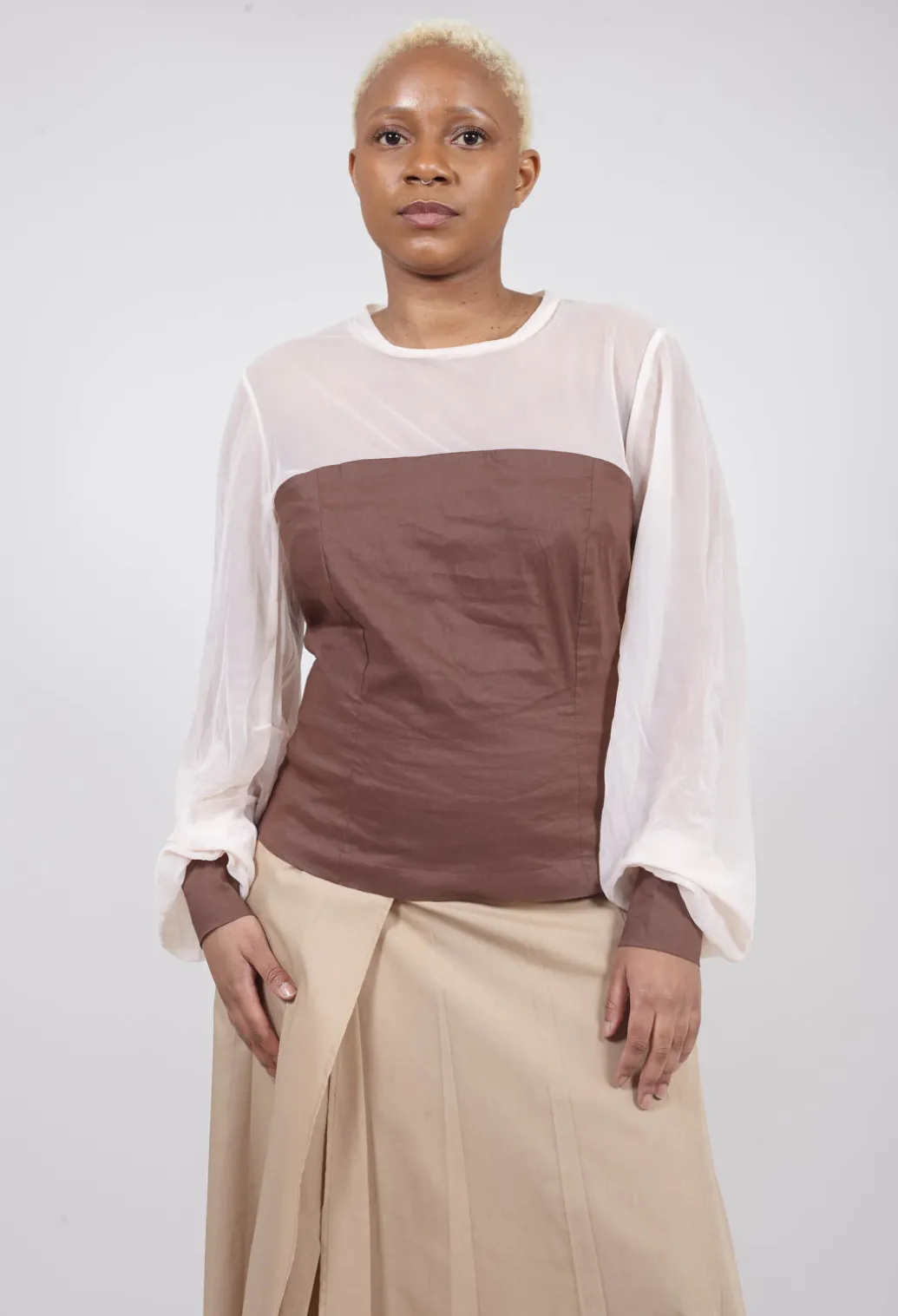 Blouse in Cioccolato