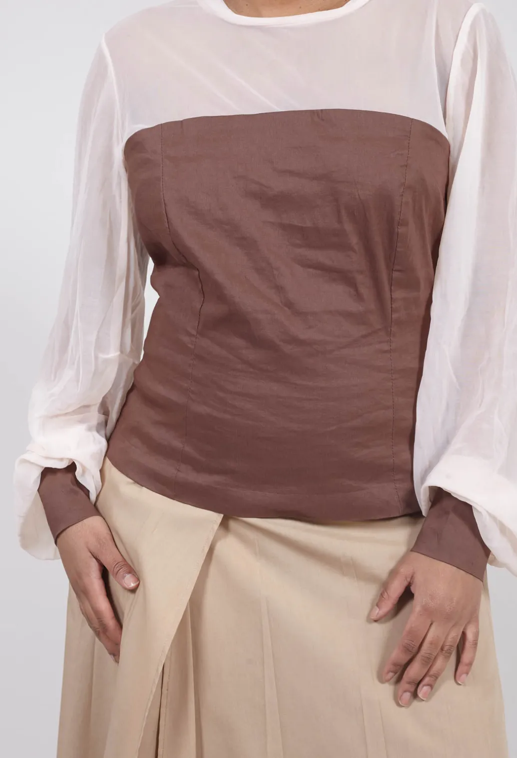 Blouse in Cioccolato