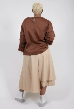 Blouse in Cioccolato