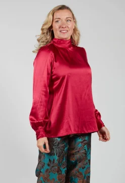 Blouse in Cremisi