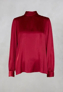 Blouse in Cremisi