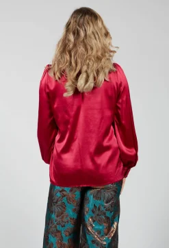 Blouse in Cremisi