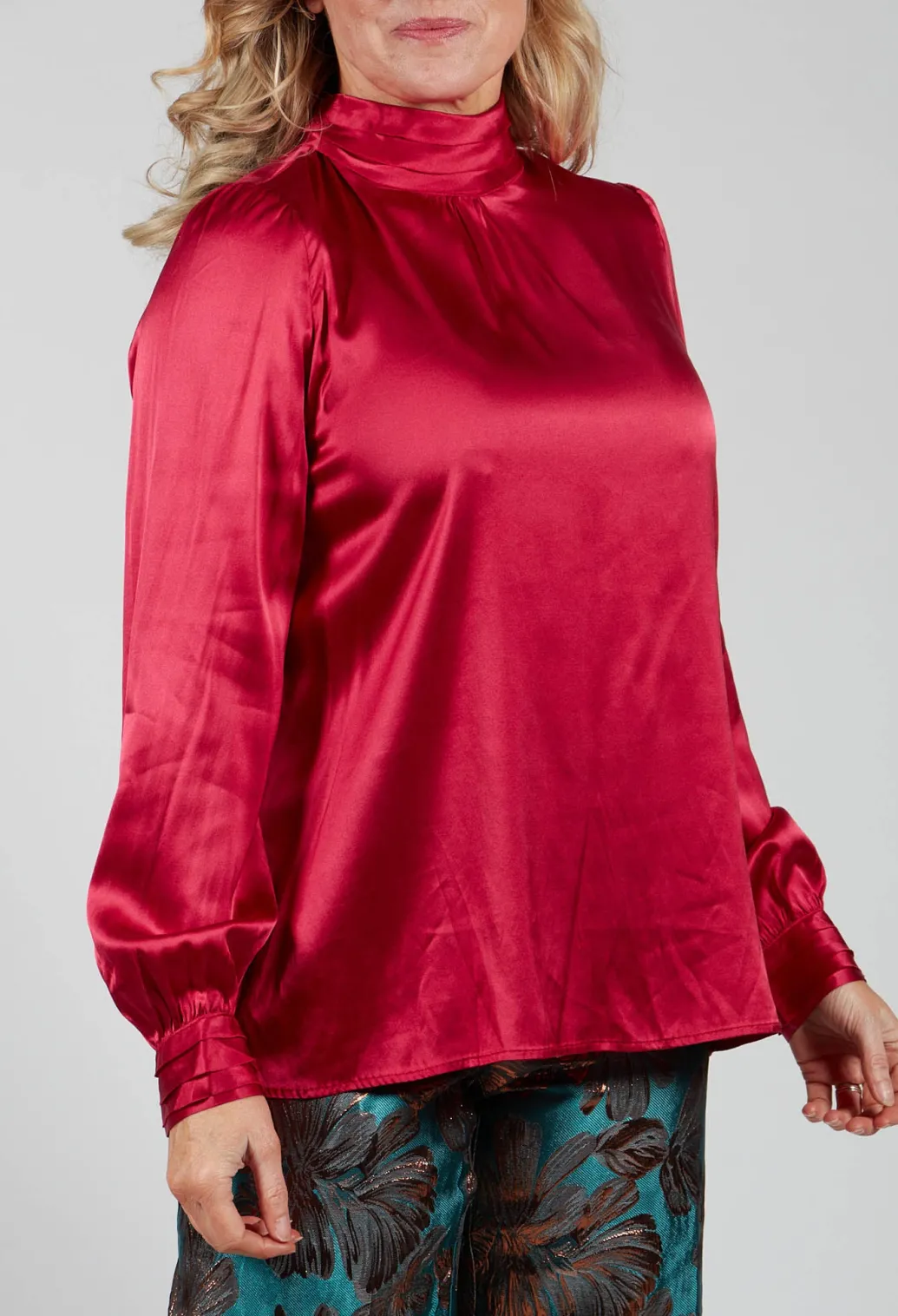 Blouse in Cremisi