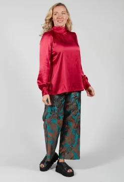 Blouse in Cremisi