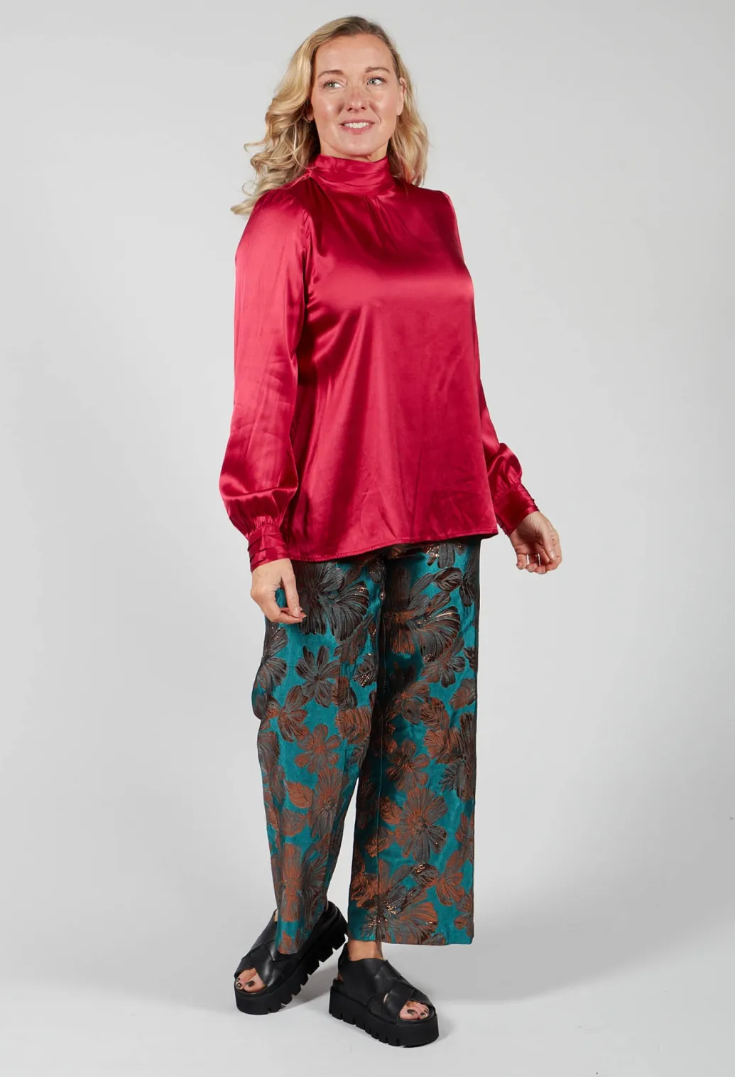 Blouse in Cremisi
