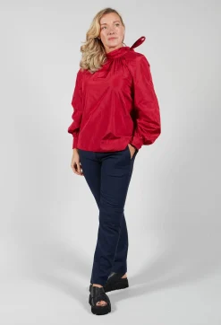 Blouse in Cremisi