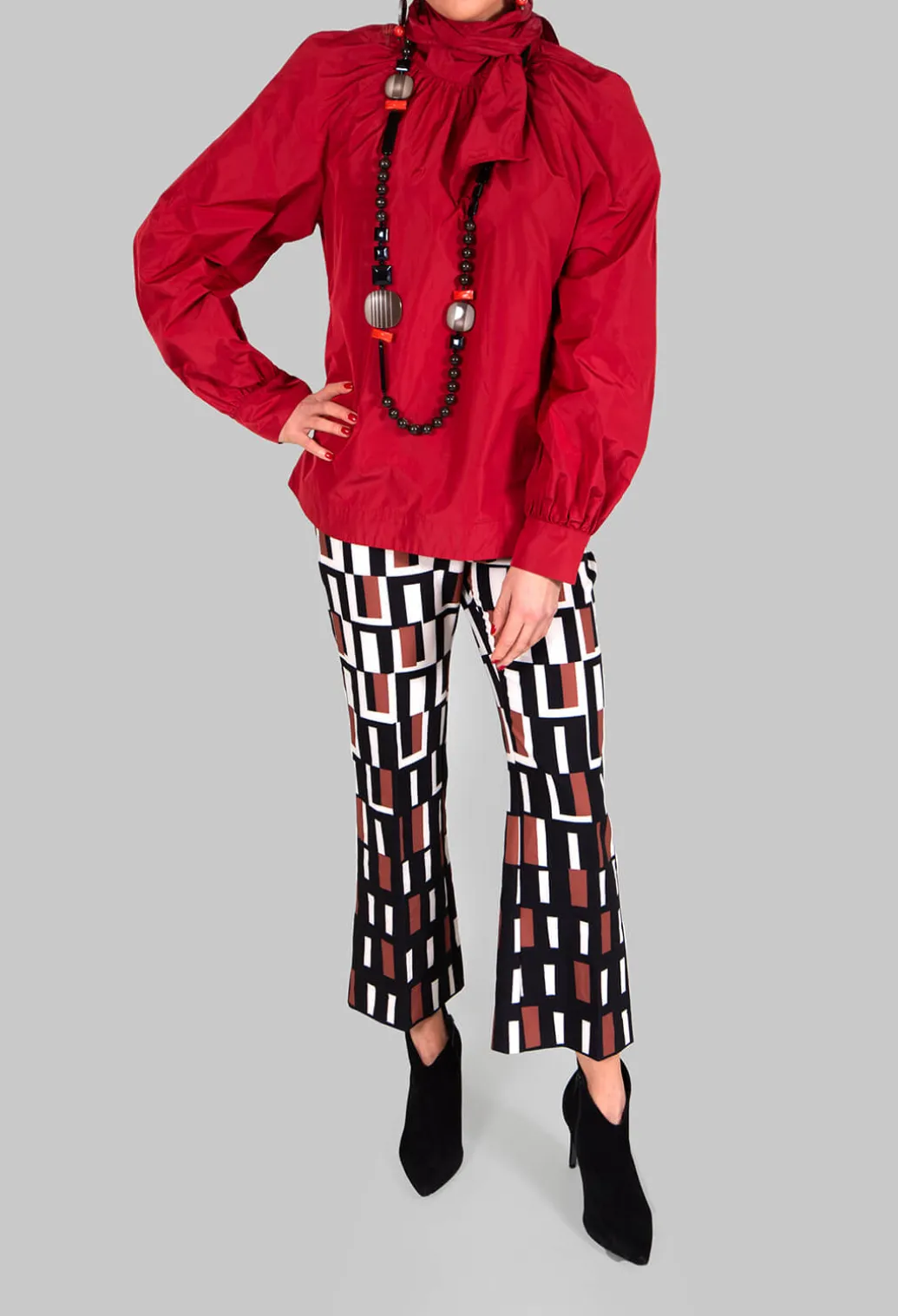 Blouse in Cremisi