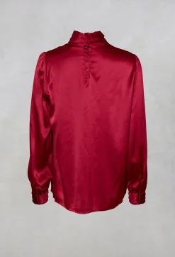 Blouse in Cremisi