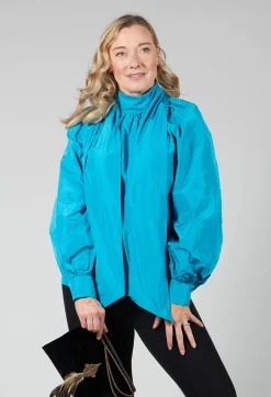 Blouse in Turchese