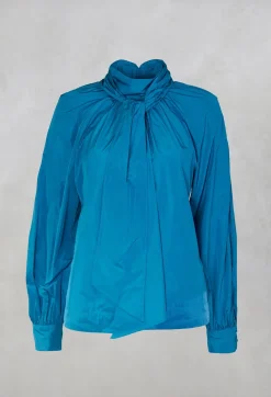 Blouse in Turchese