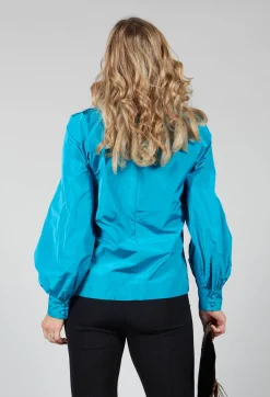 Blouse in Turchese