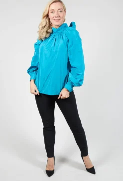 Blouse in Turchese