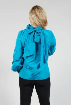 Blouse in Turchese
