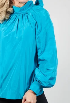 Blouse in Turchese