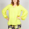 Blouse in Yellow Fluorescent