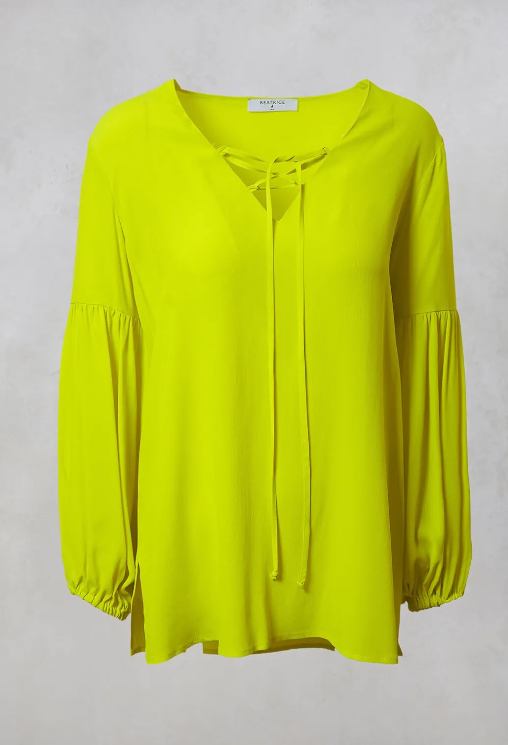 Blouse in Yellow Fluorescent