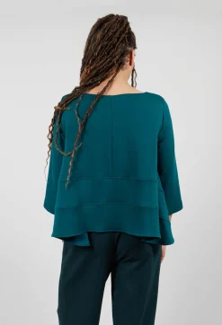 Boat Neck Top in Ottanio