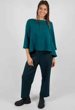 Boat Neck Top in Ottanio