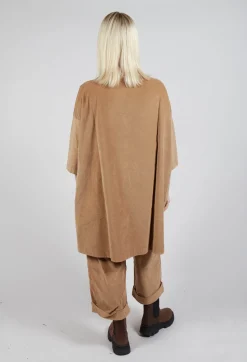 Boat Neck Tunic V in Sugar