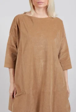 Boat Neck Tunic V in Sugar