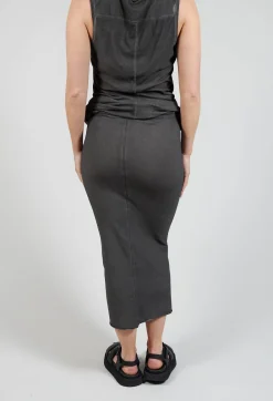Bodycon Pencil Skirt in Coal Cloud