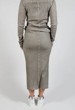 Bodycon Pencil Skirt in Hay Cloud
