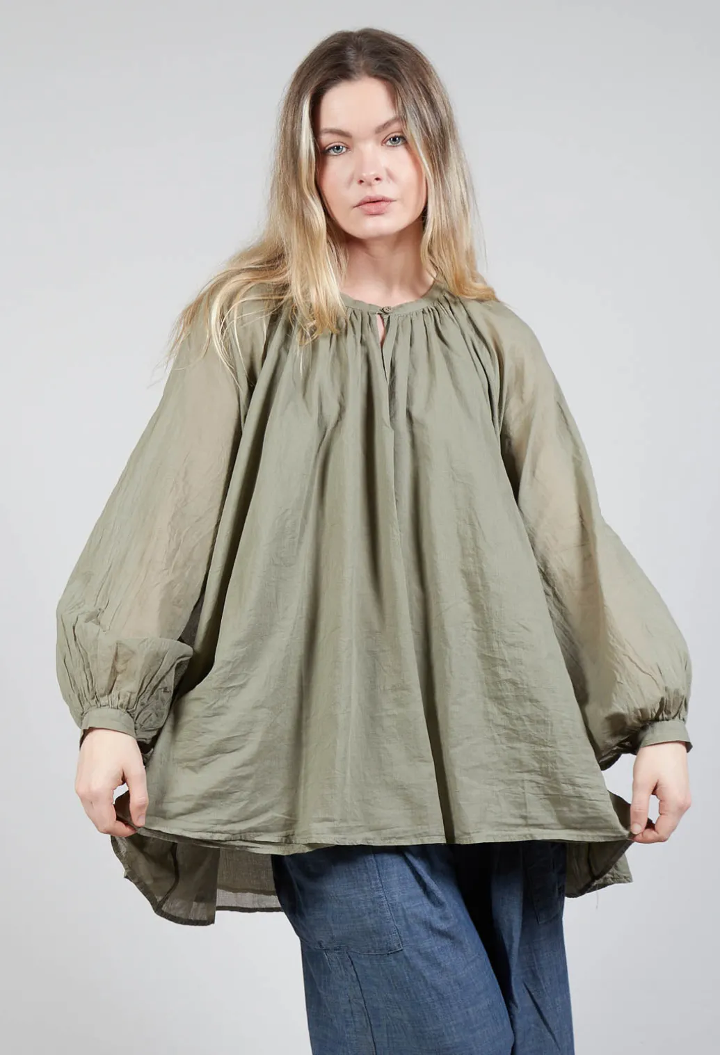 Bohemian Blouse in Sage