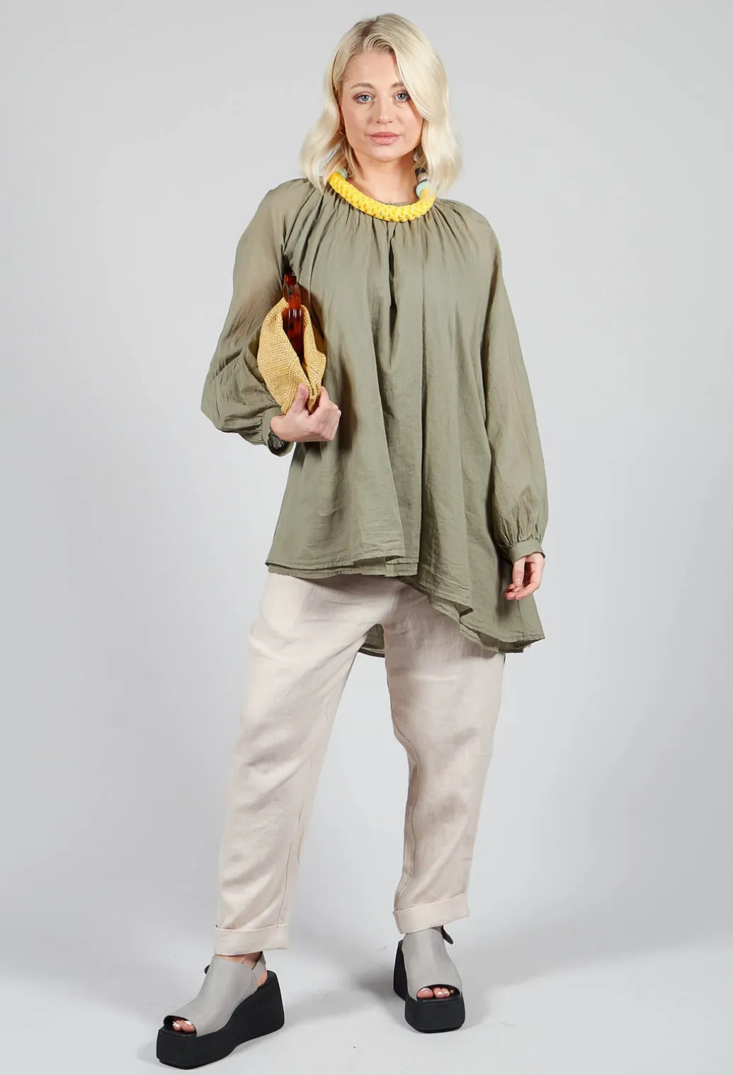 Bohemian Blouse in Sage
